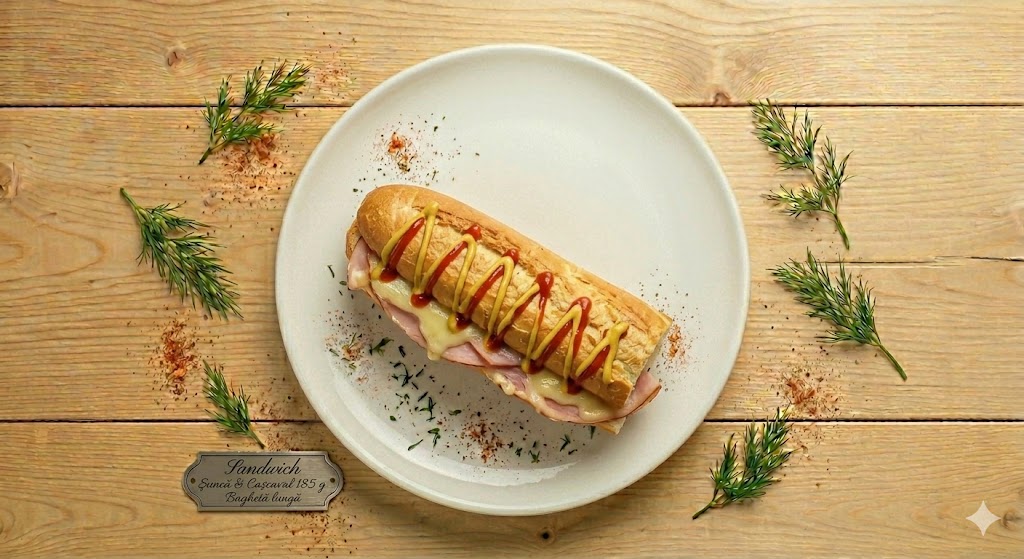 Sandwich Șuncă & Cașcaval